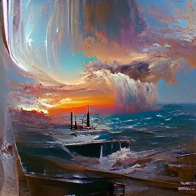 Contemplative Oil Painting in Gurney Style