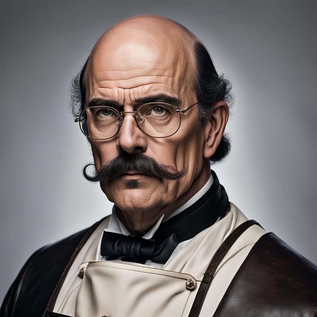 Victorian Forensic Doctor Portrait with Studio Lighting