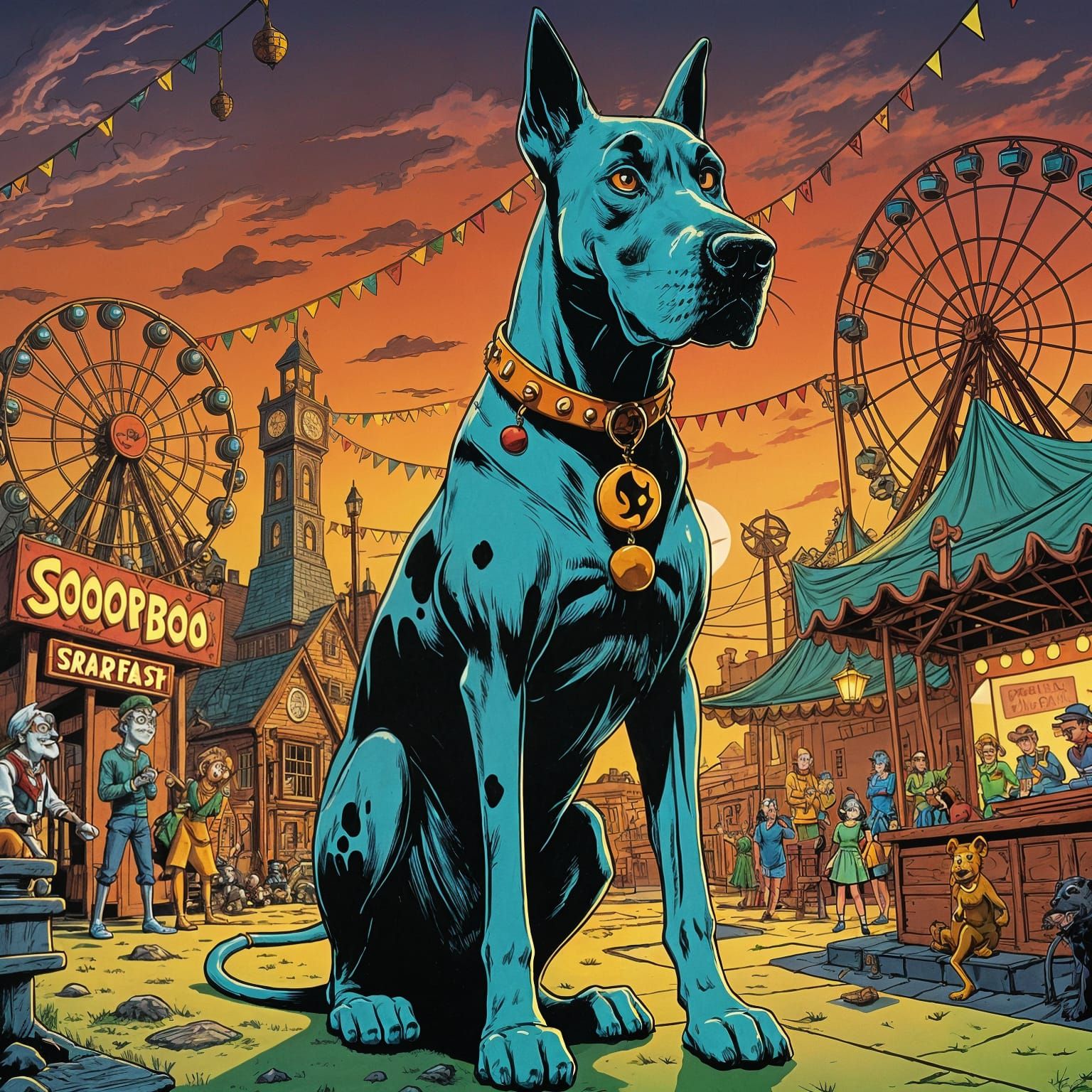 Mystery-Solving Great Dane