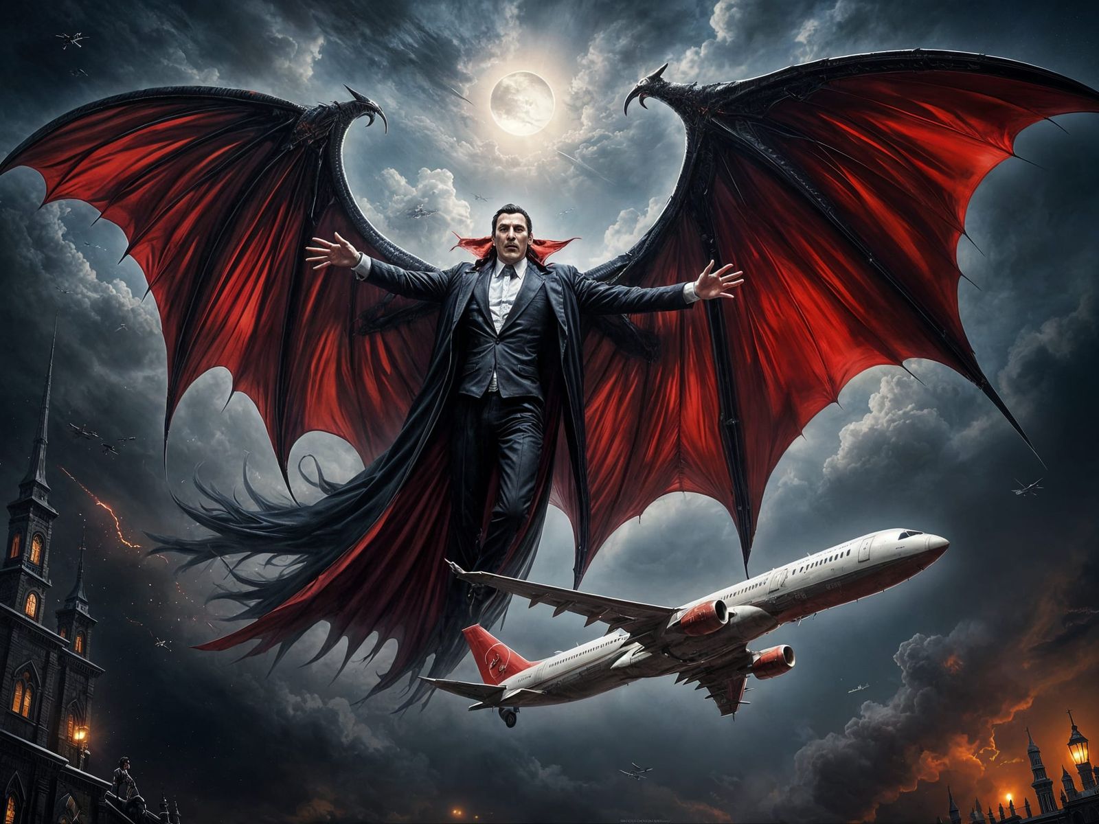 Dracula Defies Fate with a Heroic Airliner Rescue in a Rich...