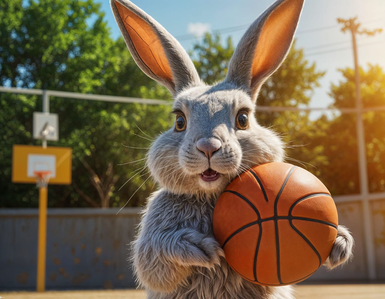 Basketball and Habbit Generated by AI