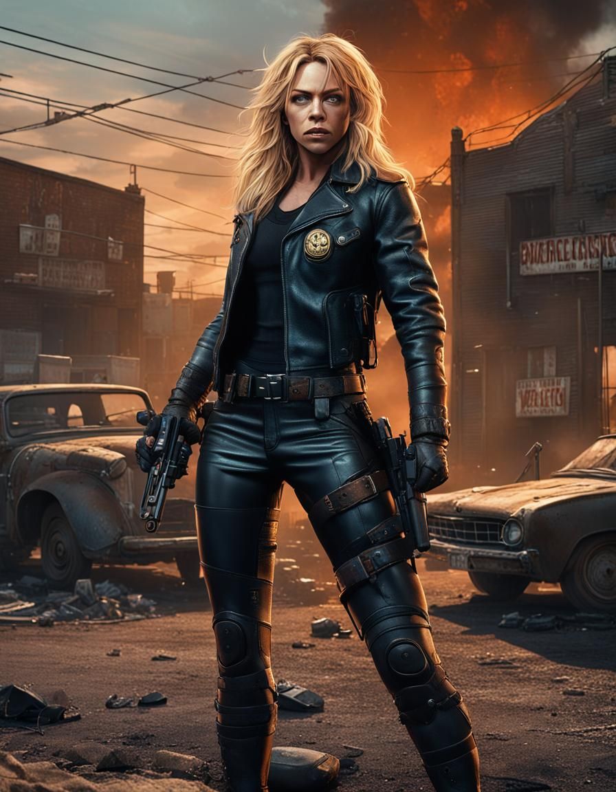Sydney Sweeney as Barb Wire: Cinematic Art