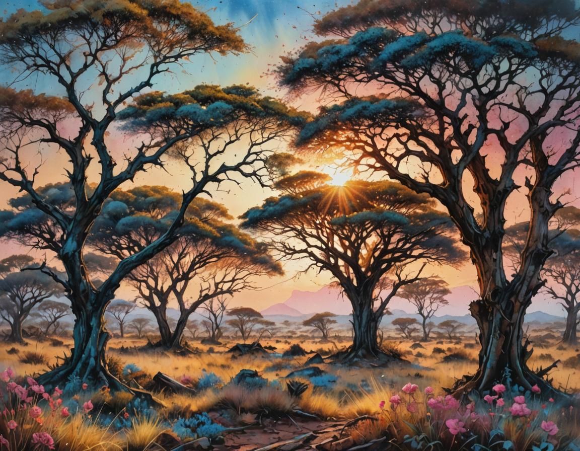 Sunrise in Africa
