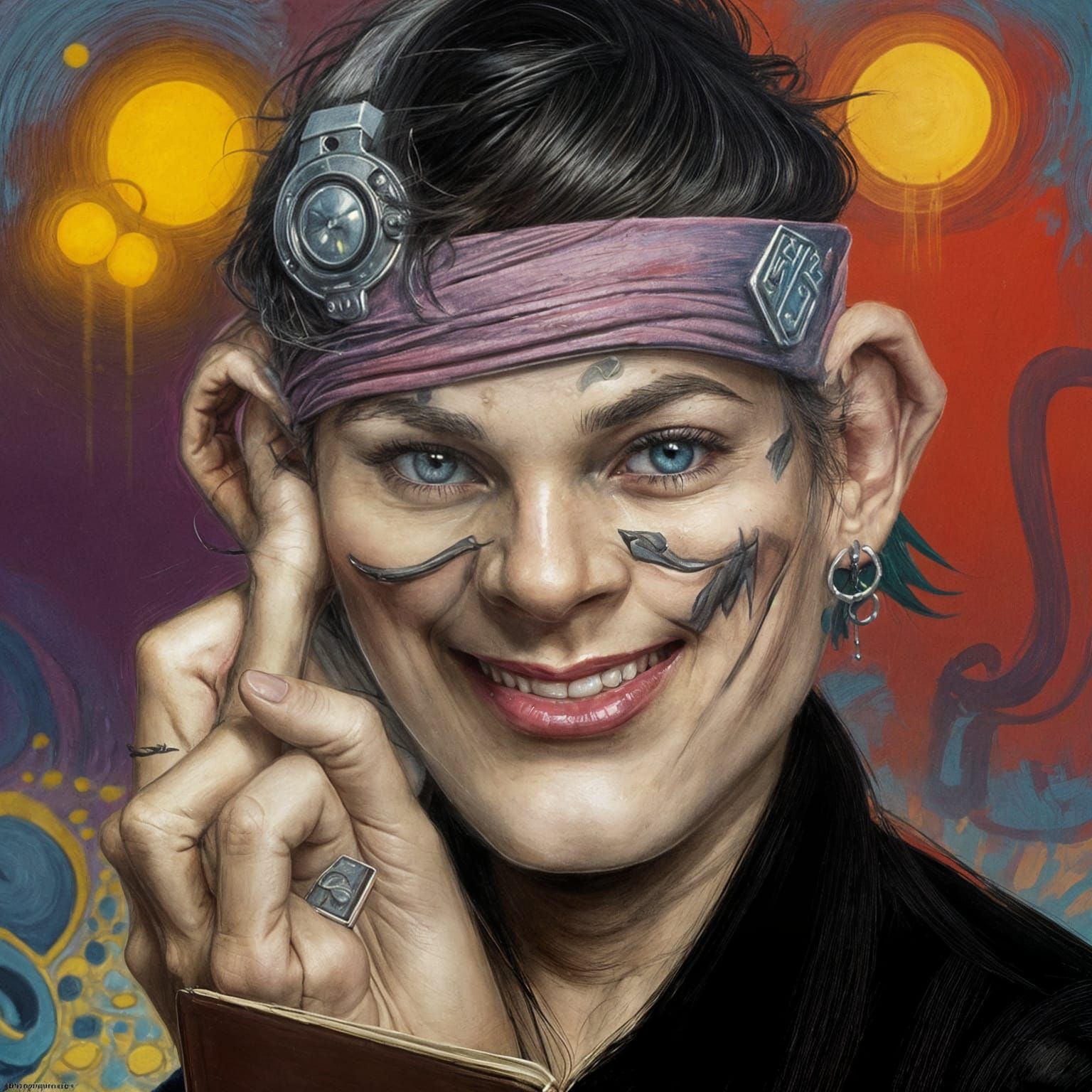 A Girl Lost in a Hypermodern World of Flickering Machines