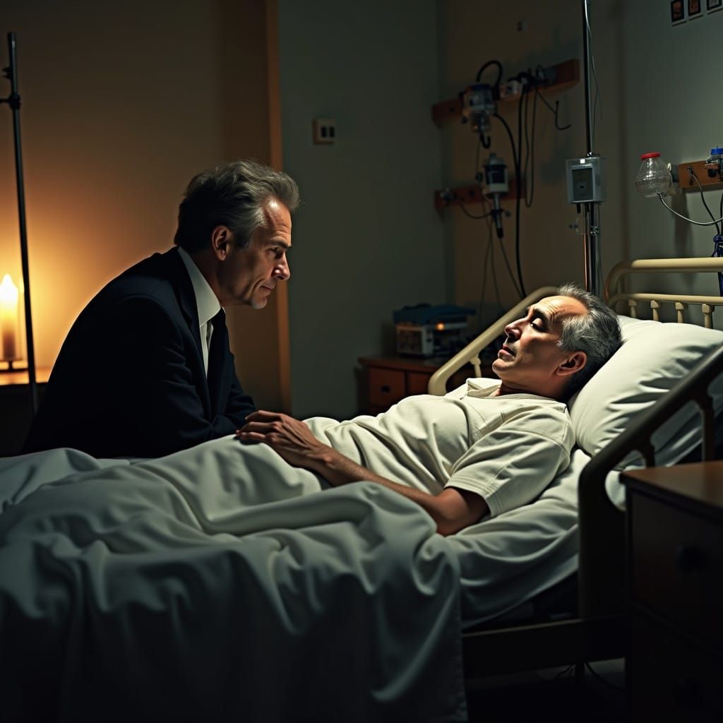 Bobby Fischer and Mikhail Tal in a Moscow Hospital Scene