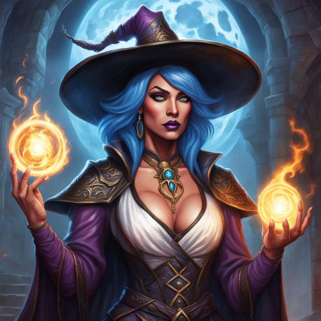 Mystical Transexual Sorcerer Generated by AI