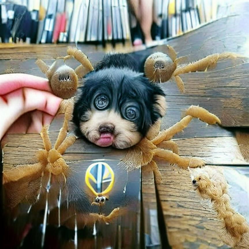 Puppy-Spider Hybrid: Eight Legs, Lots of Love