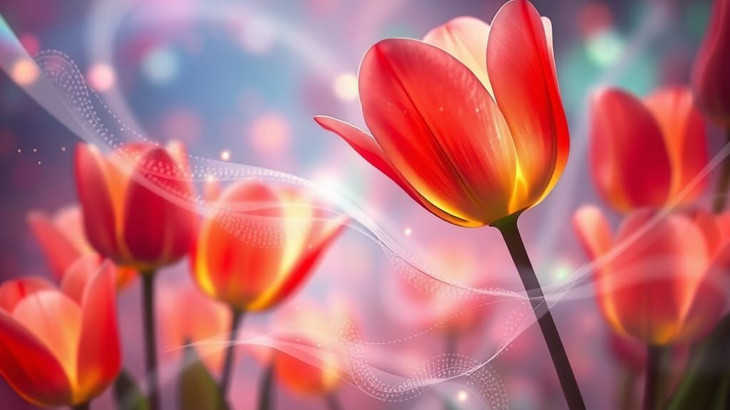 Ethereal Blodeuwedd Goddess in Whimsical Liquid Opal Style