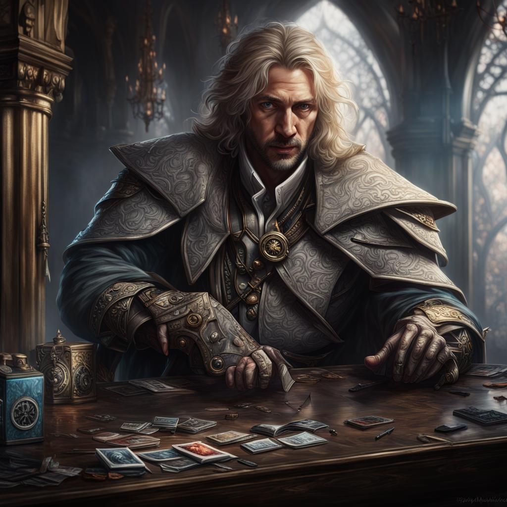 Sorin Markov Planeswalker: Hyperrealistic Digital Art