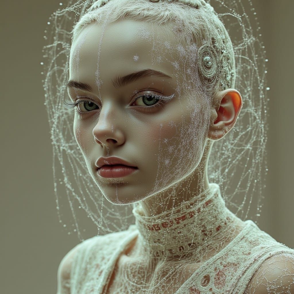 Surreal Subglacial Landscape in Eerie Aesthetic