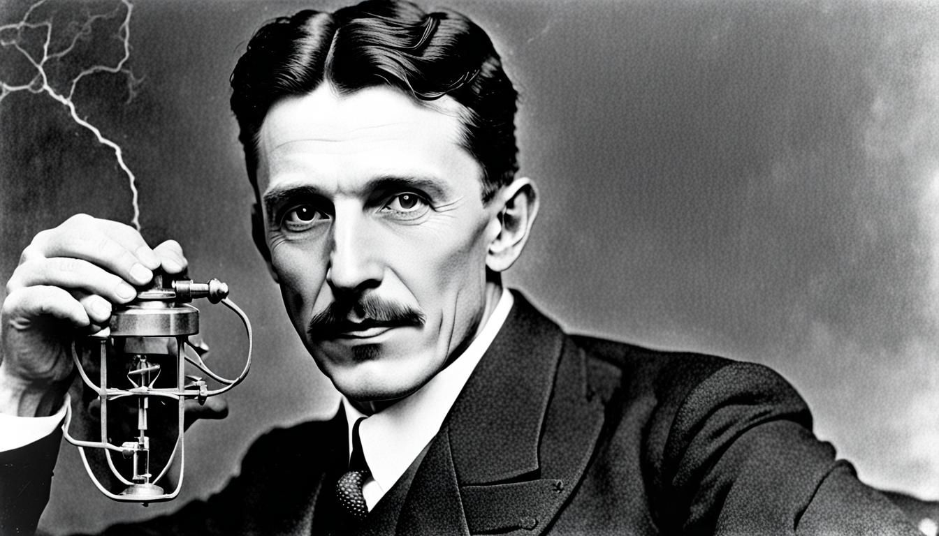 Nikola Tesla AI-Generated Portrait