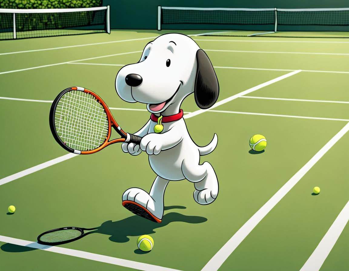 Snoopy up for a game