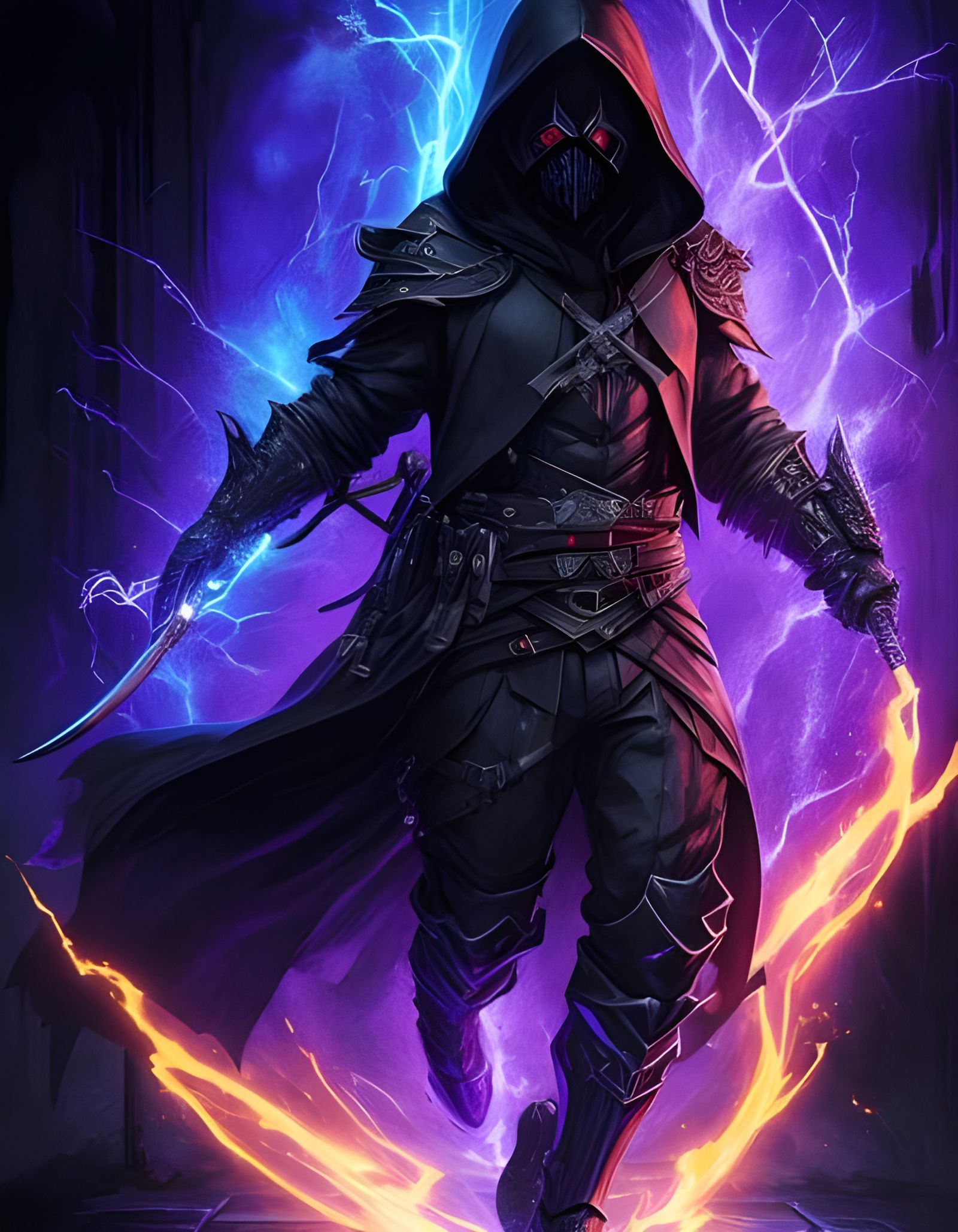 Abstract Image in Blue