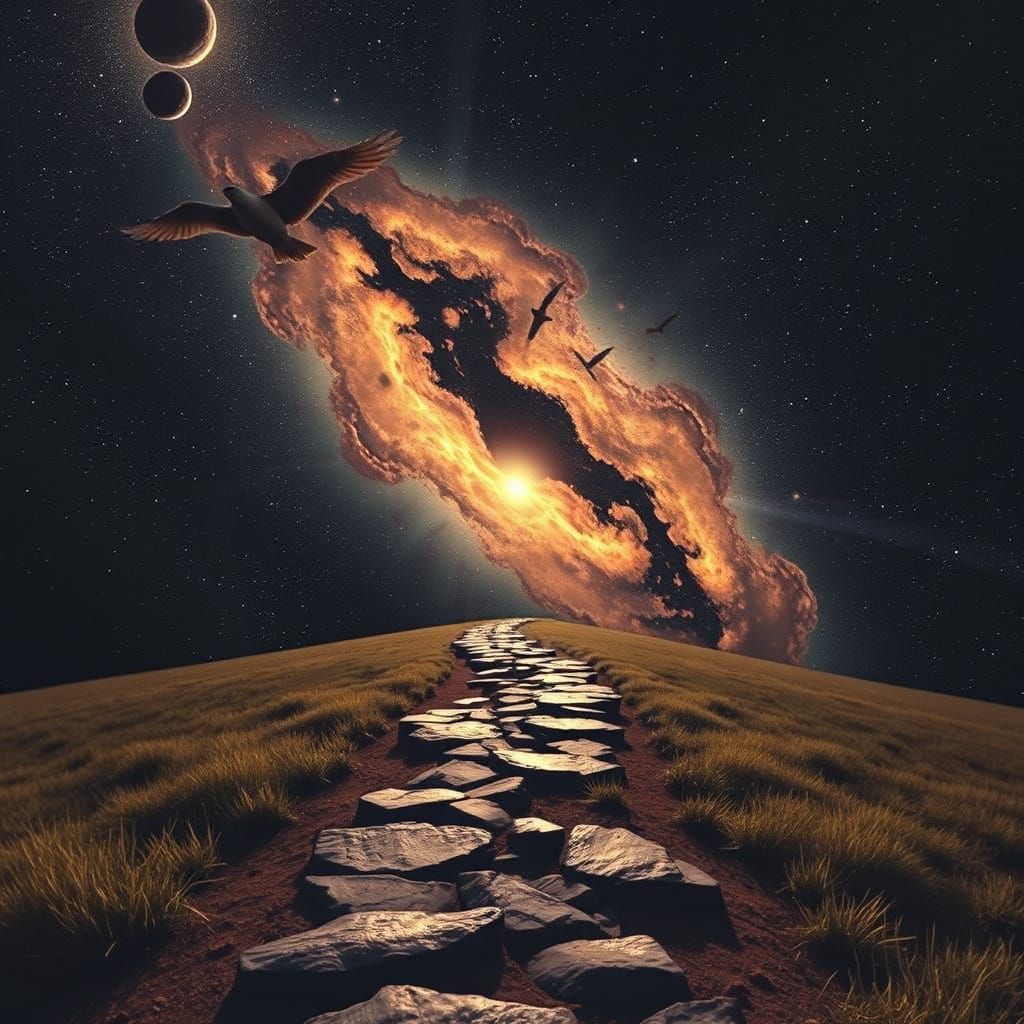 Path to Parallel Universe Under Black Sun