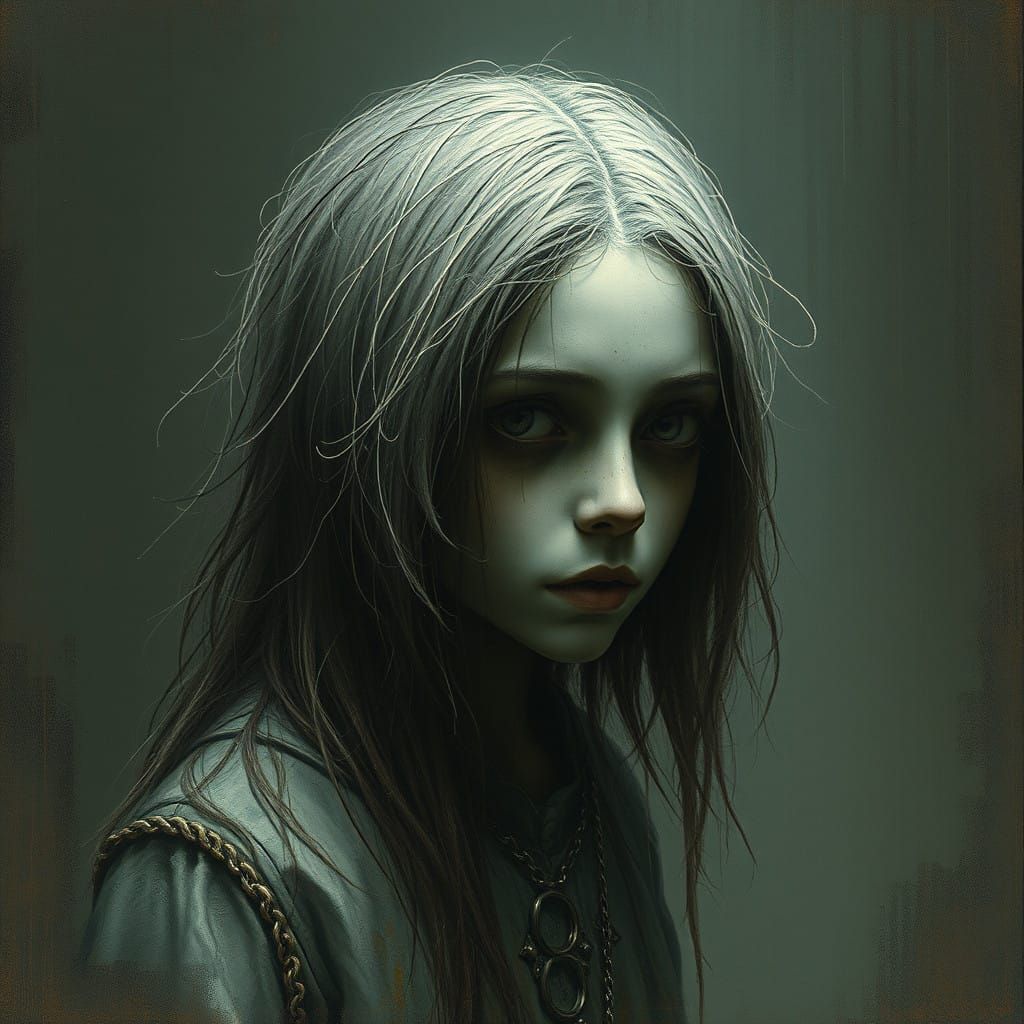 Ethereal Blind Girl Haunts as Invisible Specter