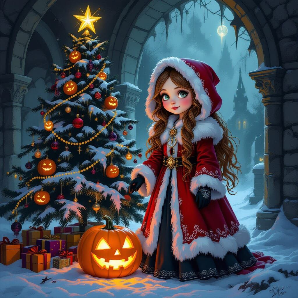 Mystical Crypt Christmas with Snegurochka