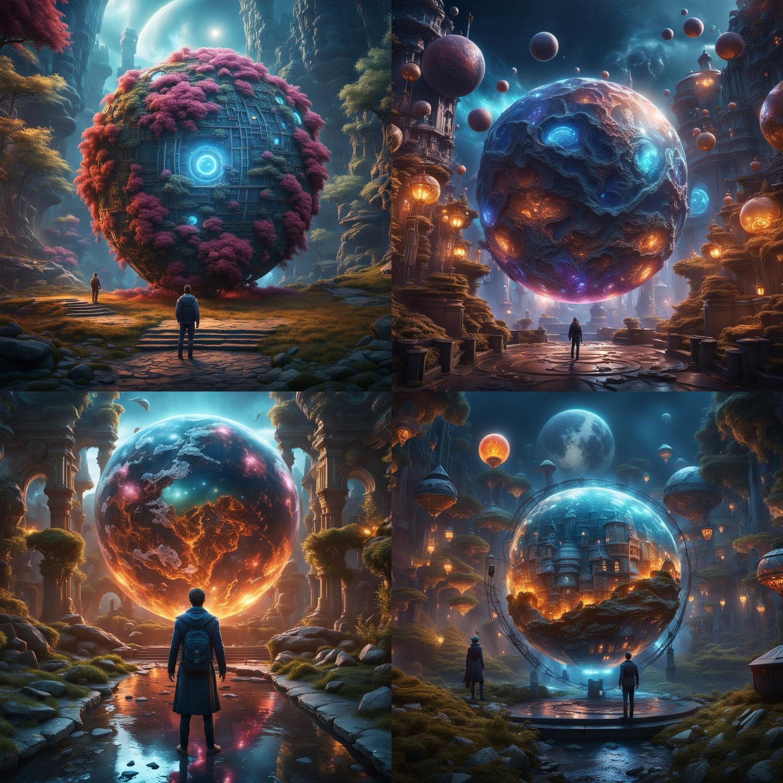 Magical IT Copywriter of the Future: Fantasy Art