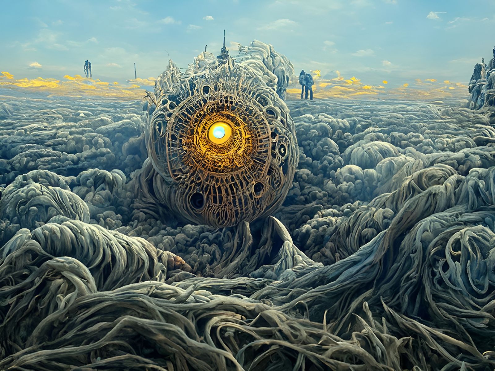 Psychedelic Solaris: Strange Enigmatic World Painting