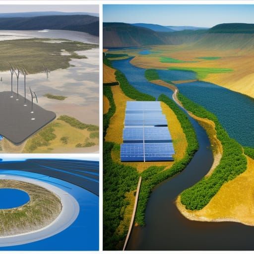 Retrofuturistic Collage: A Thriving Green Planet