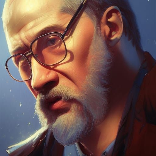 Detailed Portrait with Dynamic Lighting