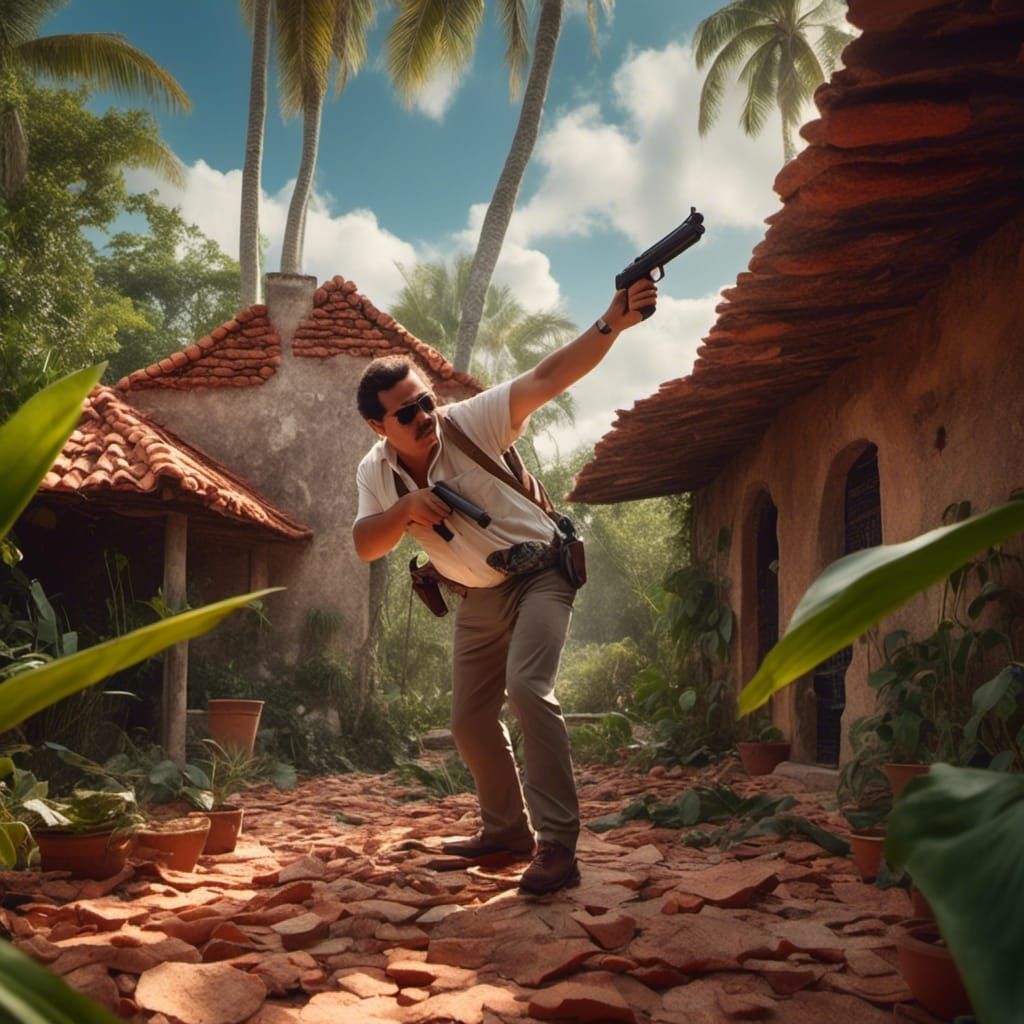 Tropical Roof AK-47 Image