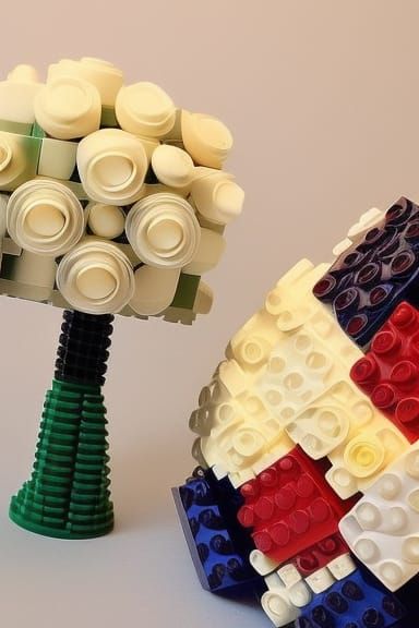 Lego Art: A Wedding Bouquet Masterpiece