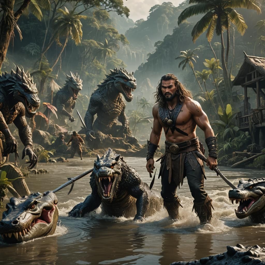 Iban Legend: Warrior Cursed as Crocodile