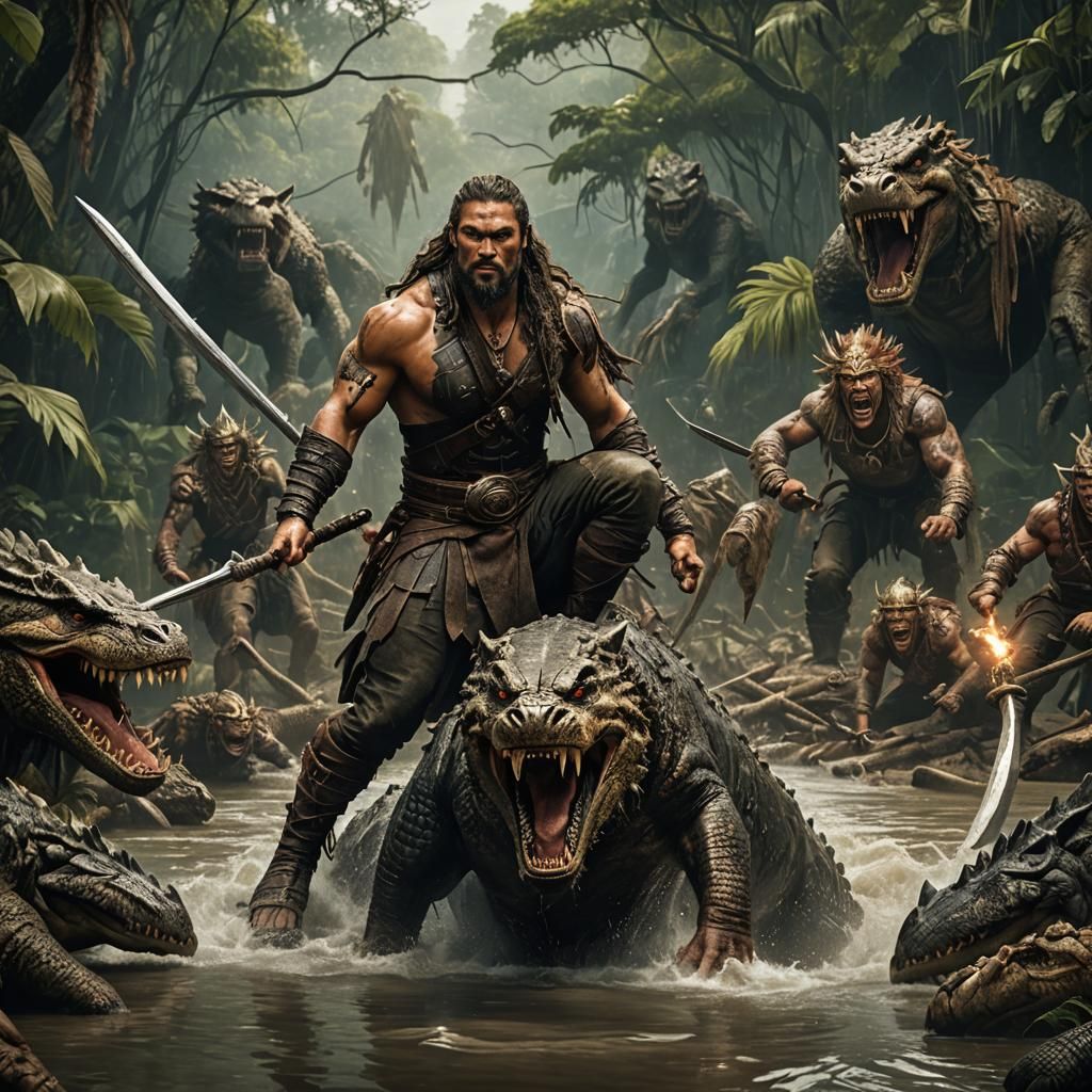 Iban Legend Warrior: Cursed Crocodile of the River