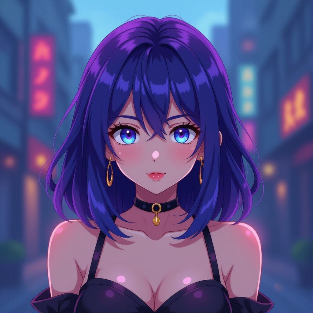 Tellurium as Anime Character in Studio Trigger Style