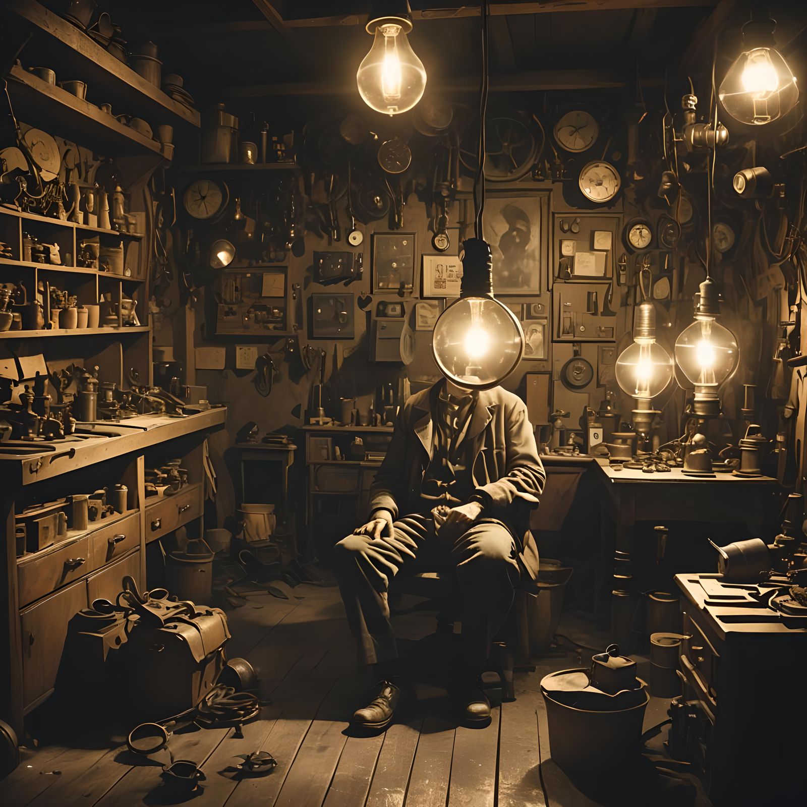 Gustav's Workshop in Meadowbrook at Sunset