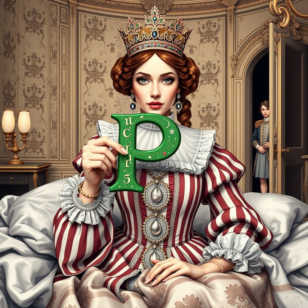 Regal Royal Princess Reveals Hidden Pea in Striped Pajamas