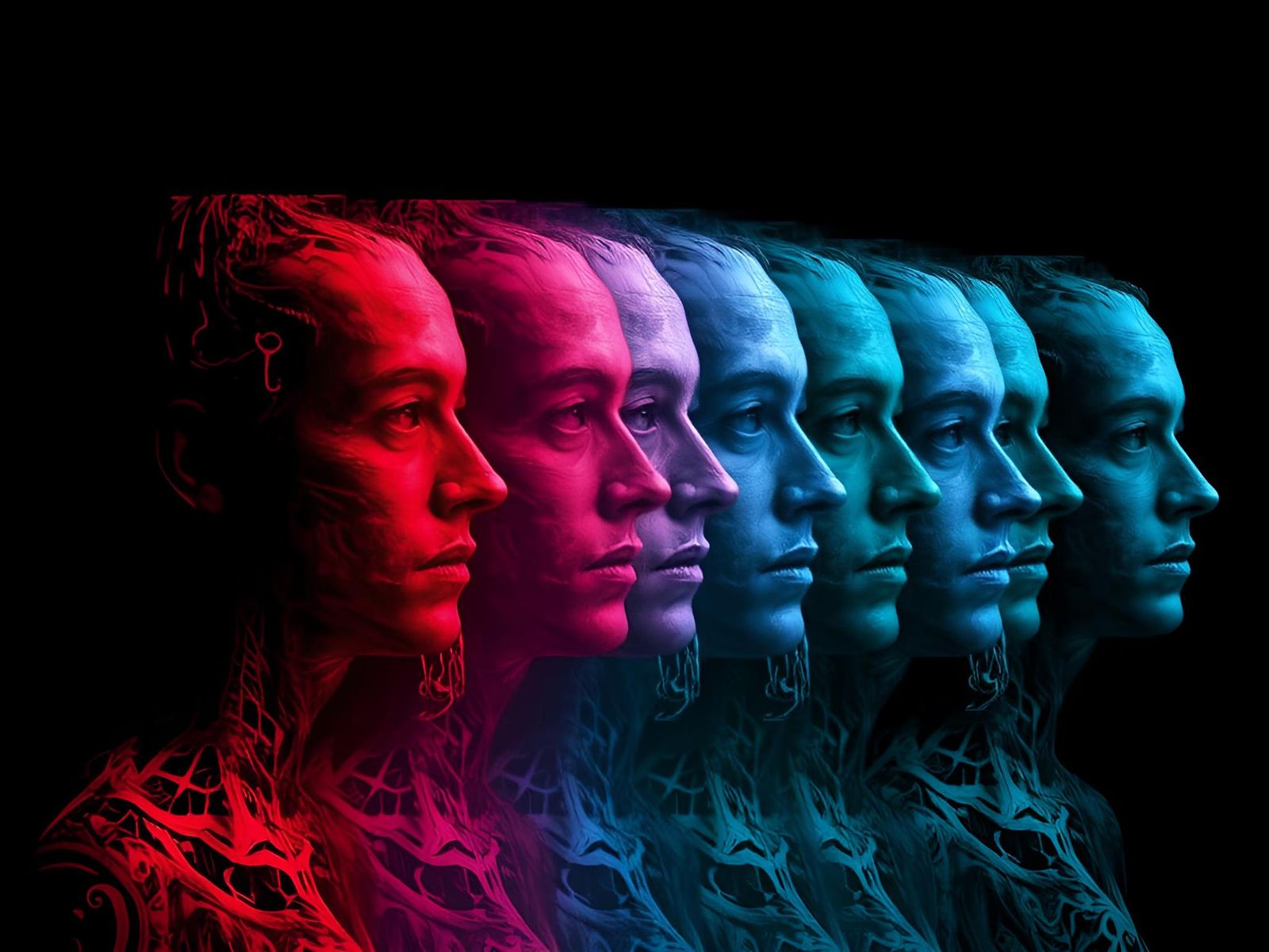 Surreal Visualization of Intersecting Forms