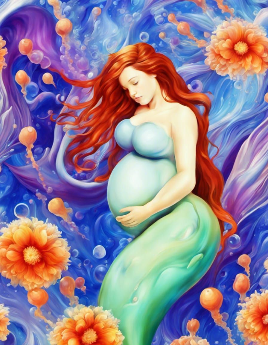 Pregnant Mermaid Wonder