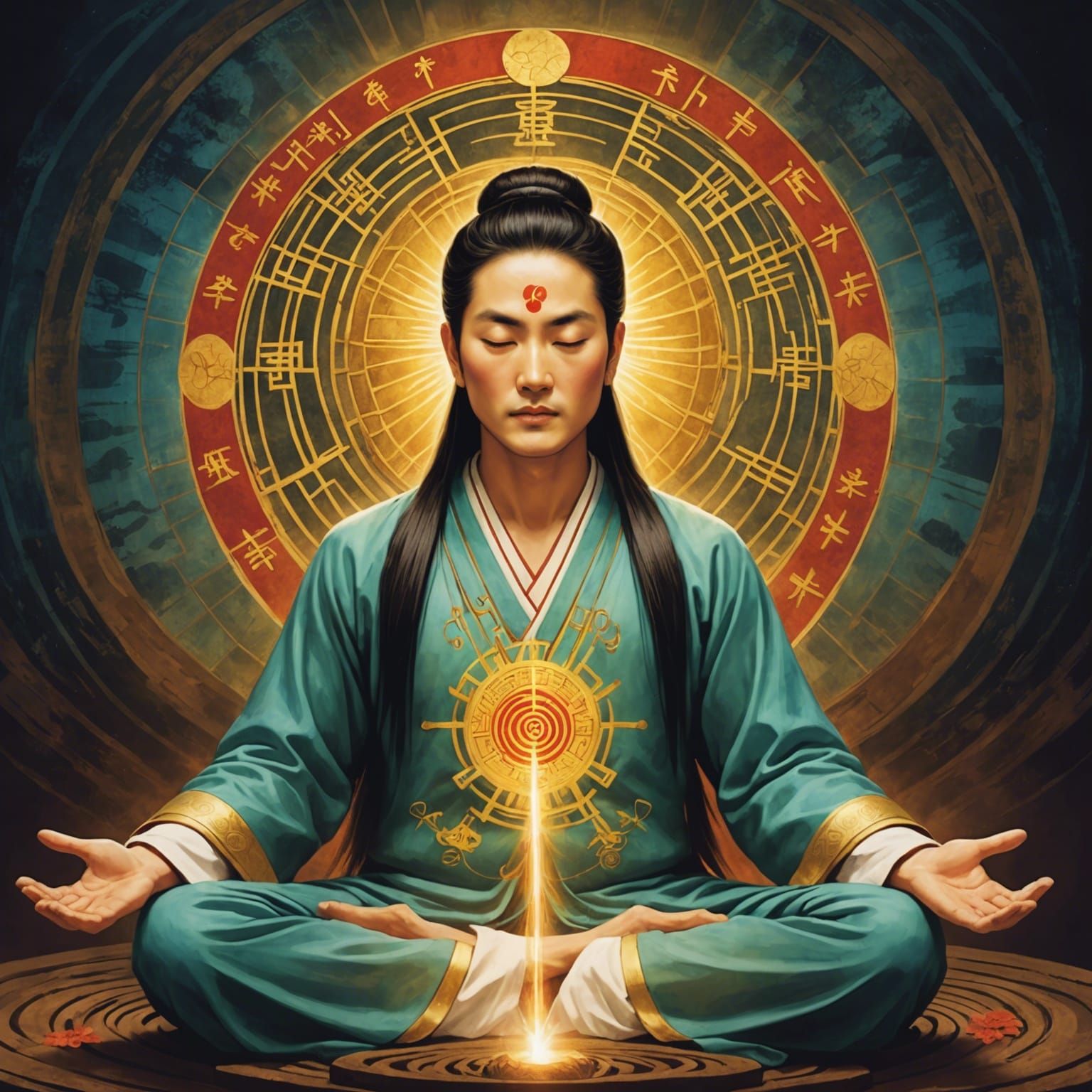 Reiki Symbol: Cho Ku Rei in Digital Art