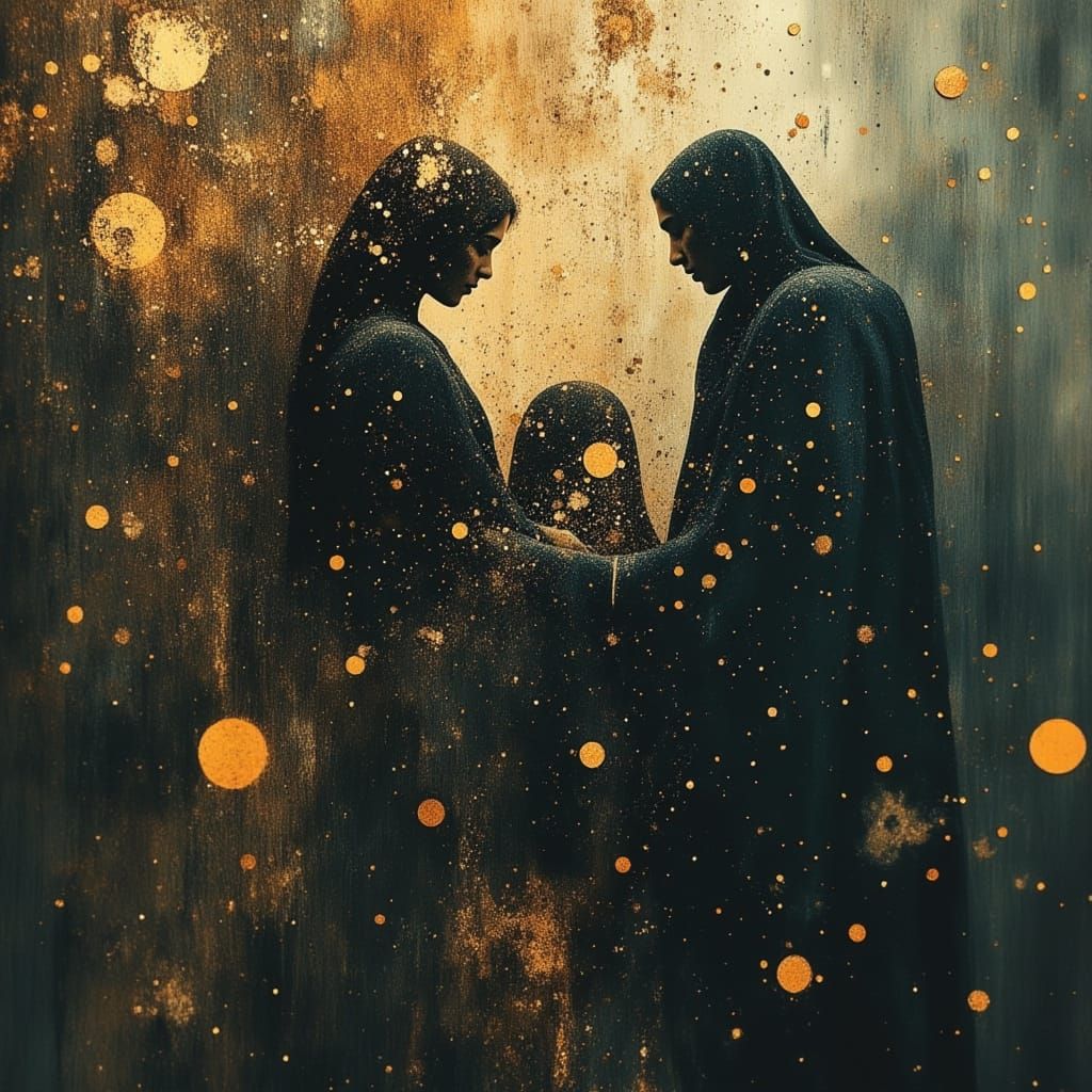 Beastly Antagonist in Dreamlike Oil Style