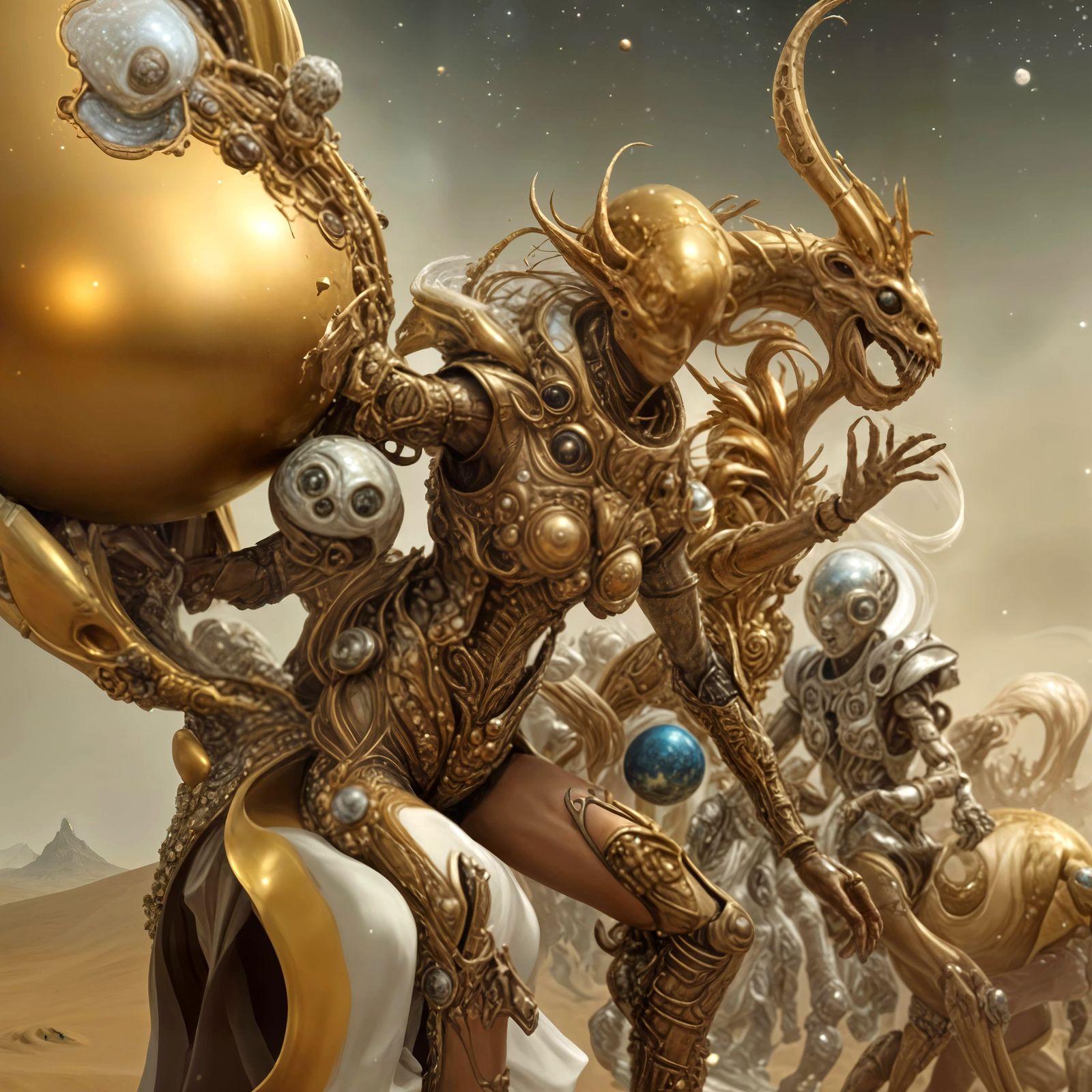 Dismounting their Transport and saying "Hi!"