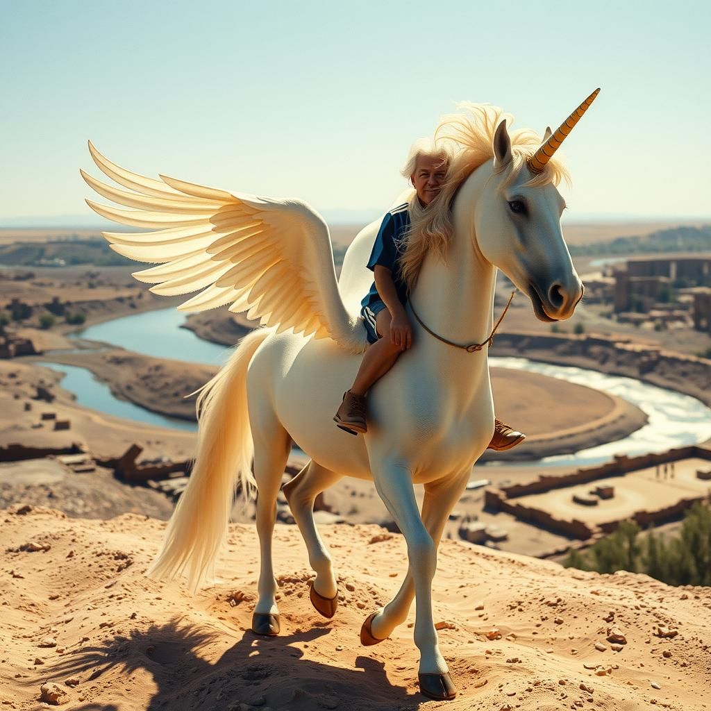 an unicorn with a einstein wearing a Gremio futebol clud sit...