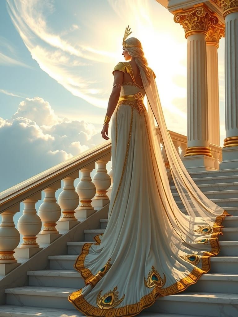 Queen of the Gods on a Golden Balcony