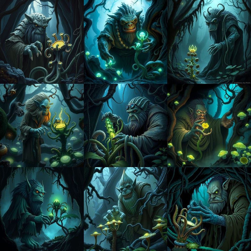 Bioluminescent Troll Botanist Discovers Carnivorous Plant