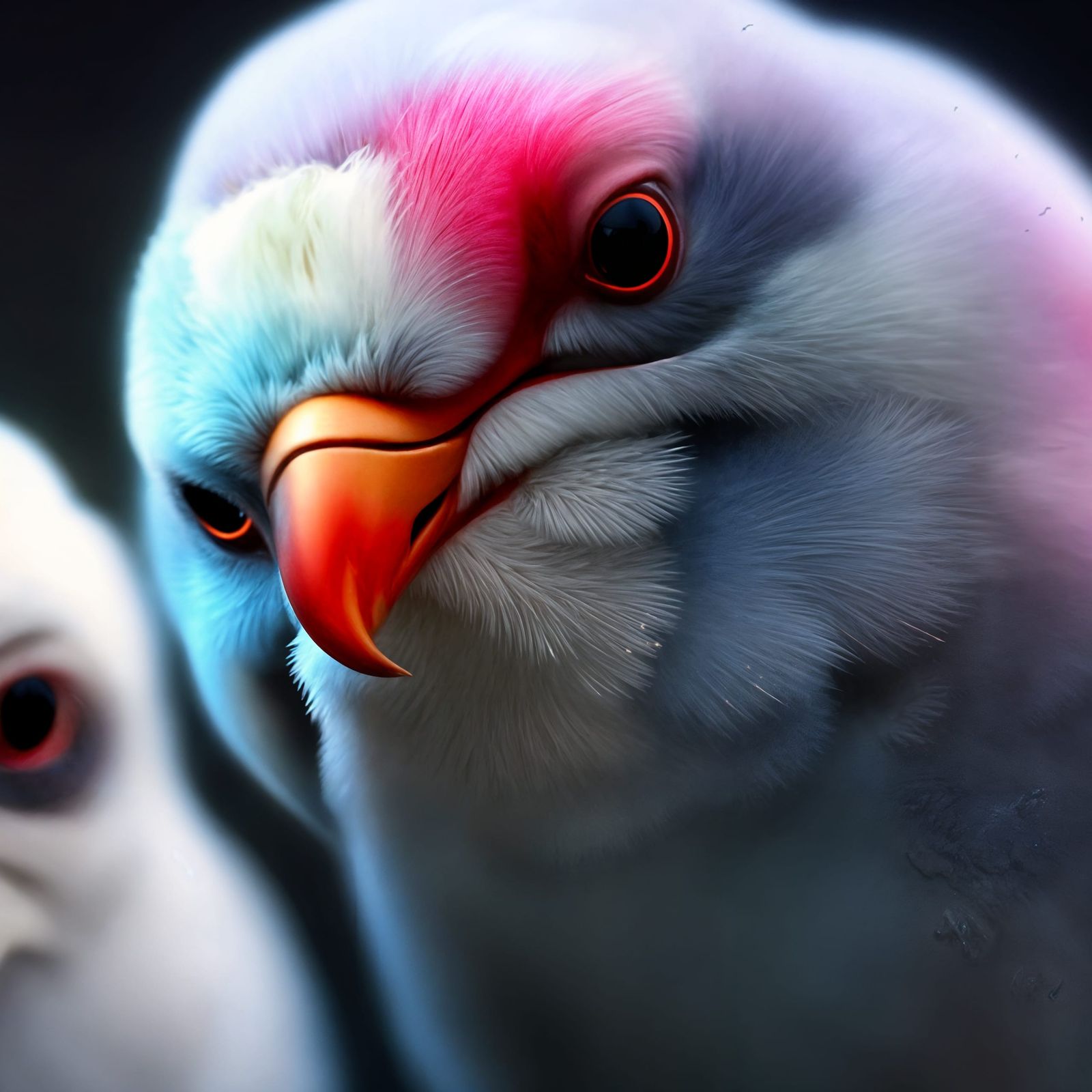 Colorful Wild Birds Oil Painting Masterpiece