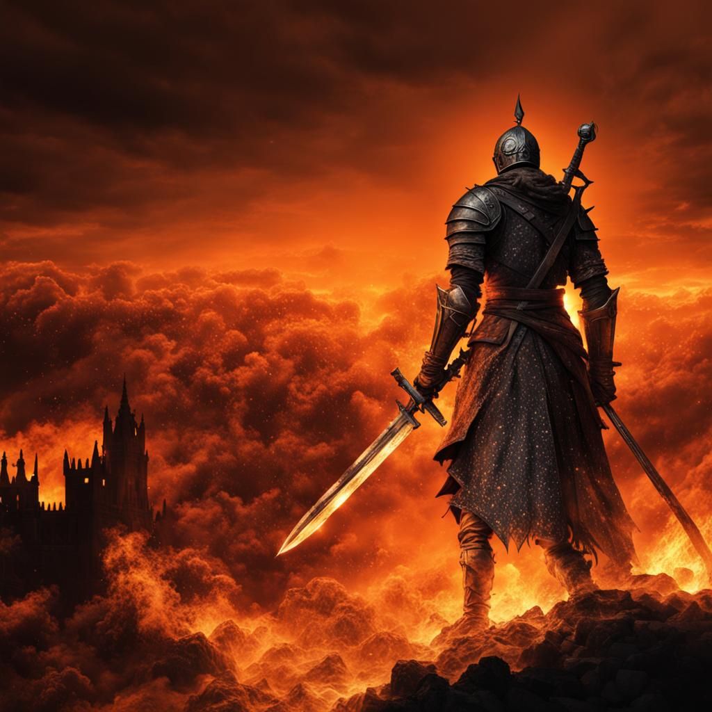 Age of Fire: Orange Skies and Fiery Landscapes