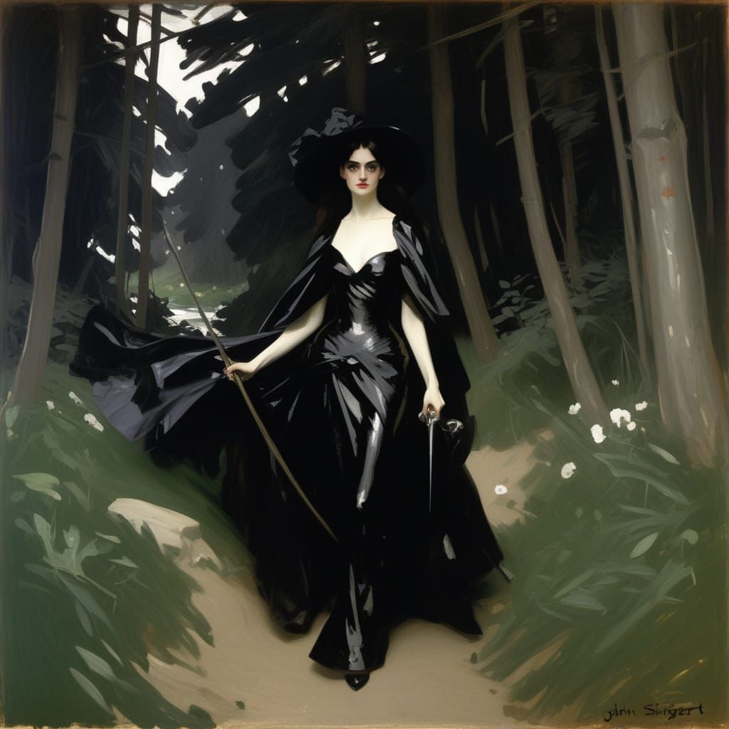 Grimdark Portrait in Classical Style