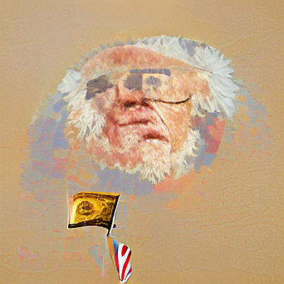 American Flag Bitcoin Digital Art