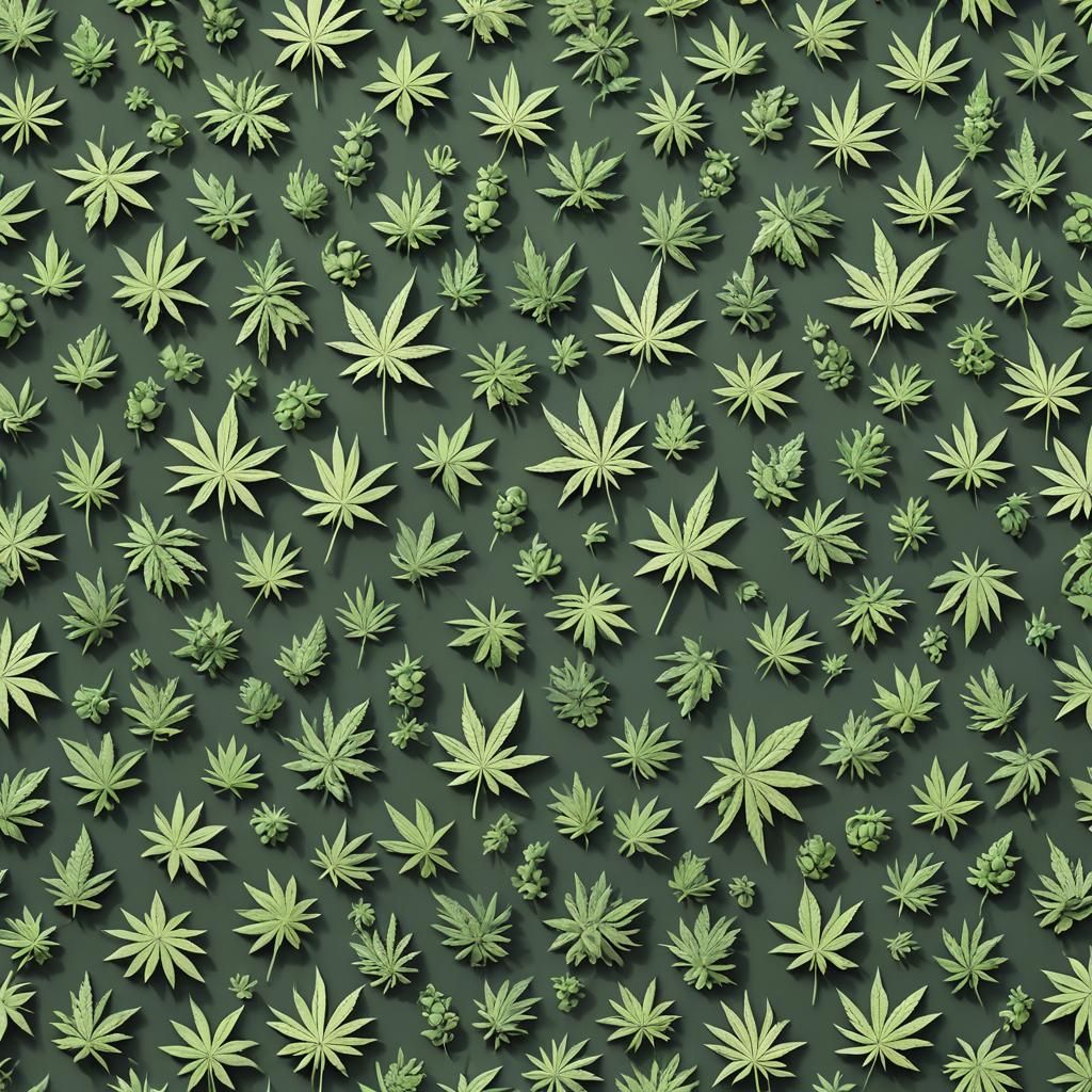 3D Cartoon Cannabis Characters on Artstation