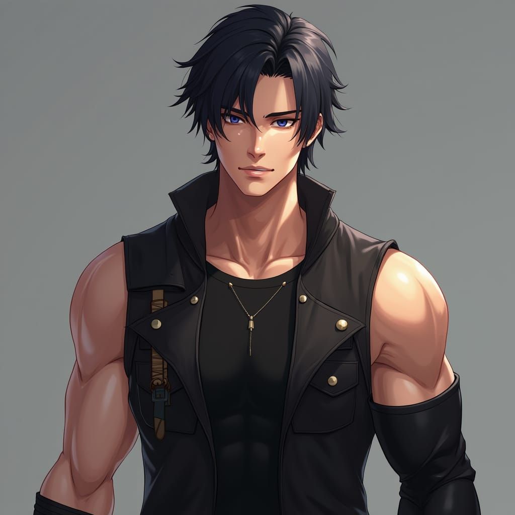 Anime Style Fantasy Protagonist in 3D