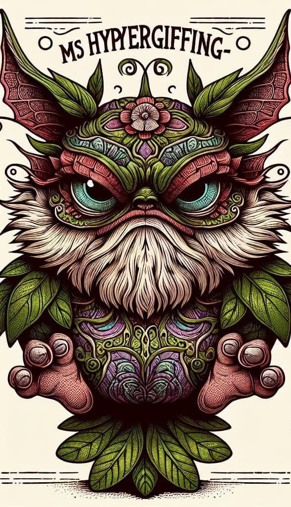 Grumpy Patchouli Doll: Ms HyperGriff-Ing