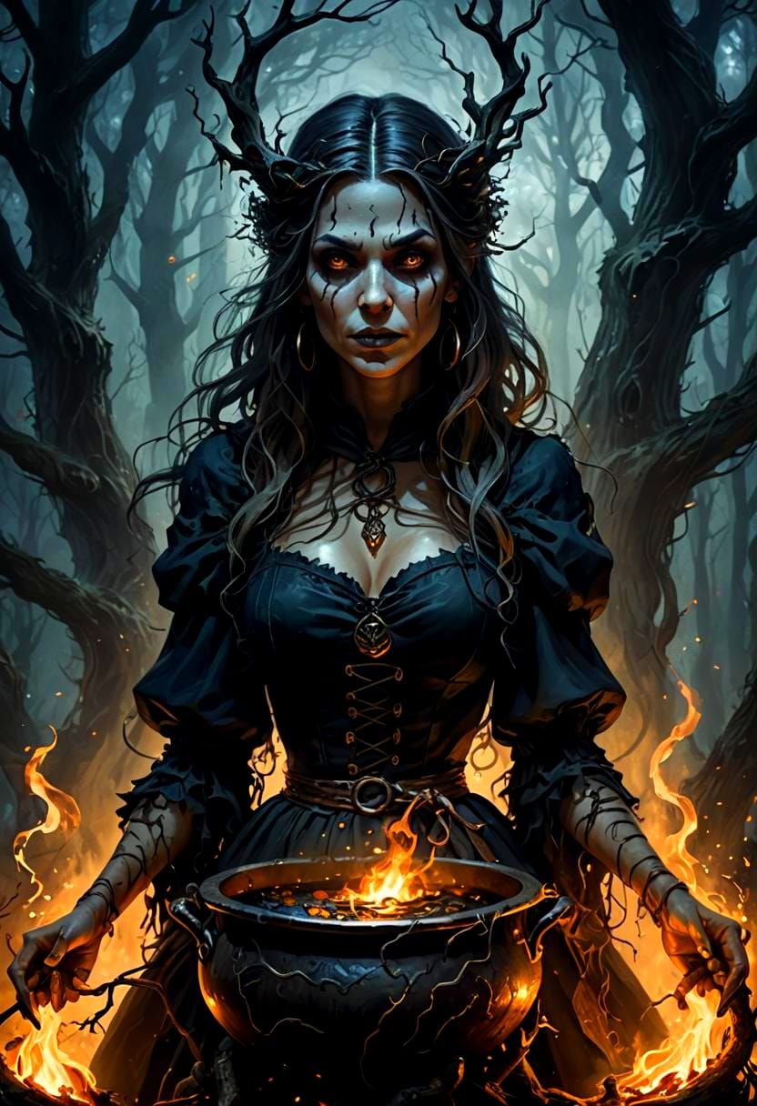 Halloween Holiday Scene