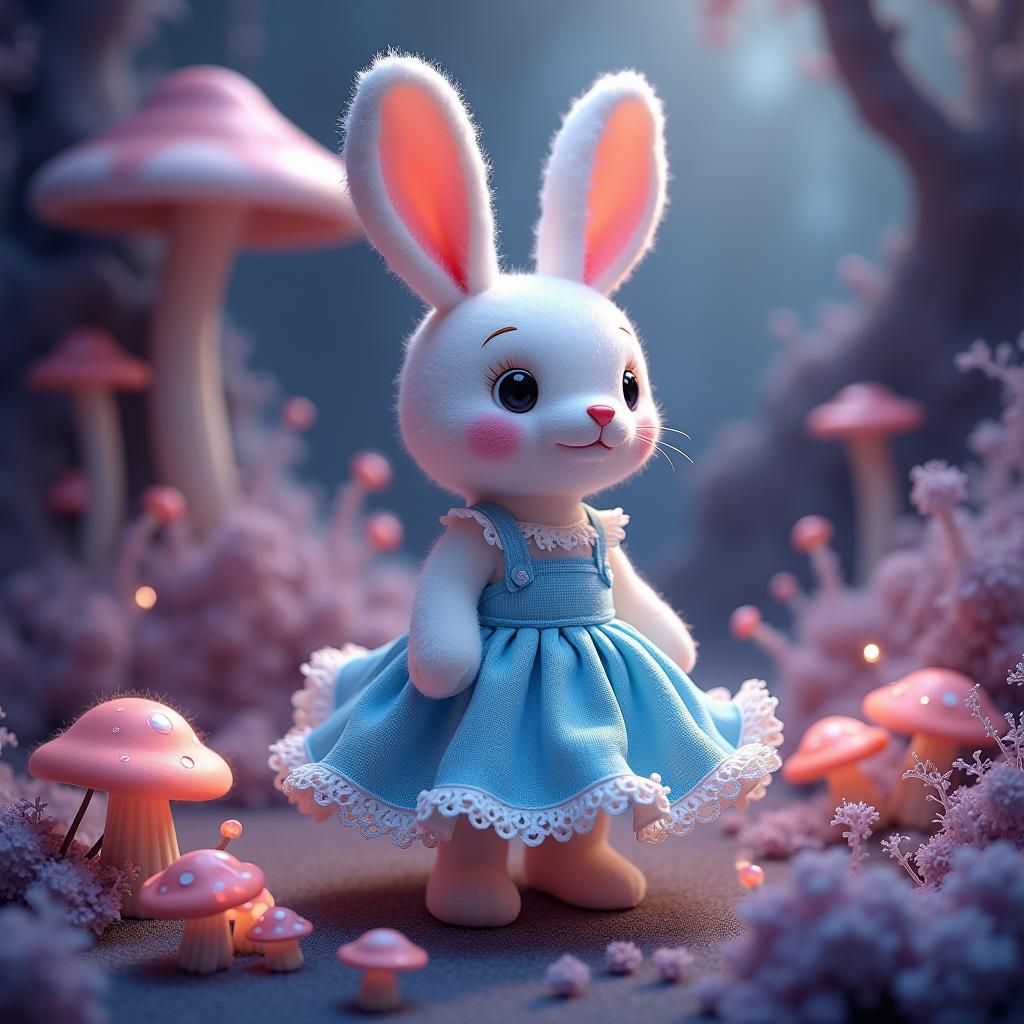 Amigurumi Bunny Artisan in Dreamscape