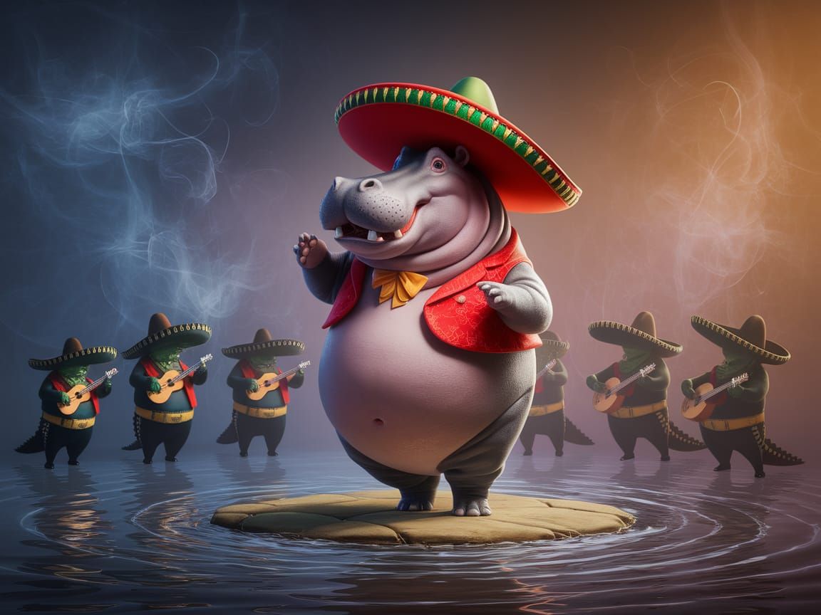 Hippo's Misty Mariachi Dance