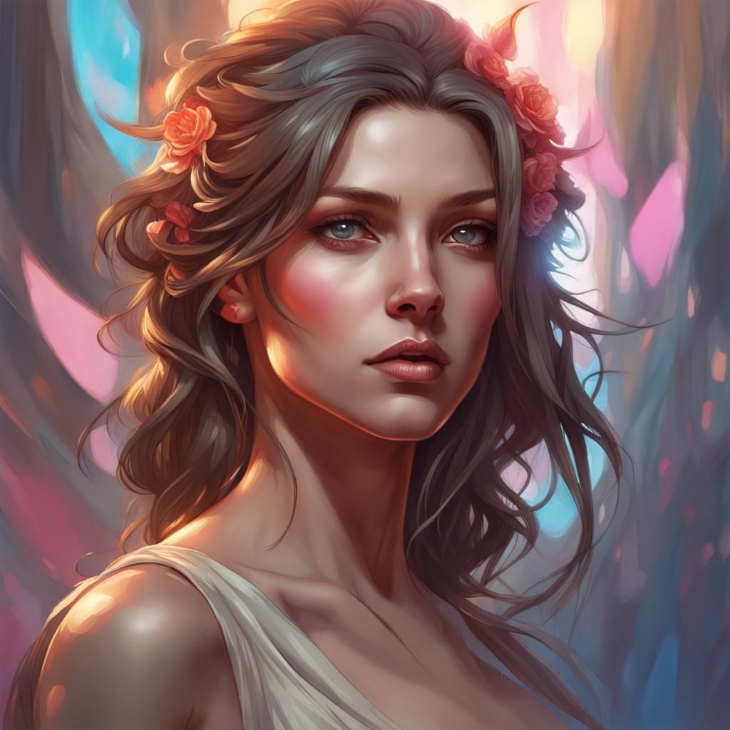 Hyperdetailed Portrait with Dynamic Lighting